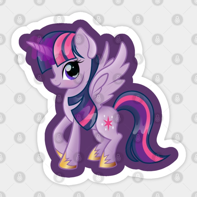 My Little Pony Twilight Sparkle Sticker by SketchedCrow